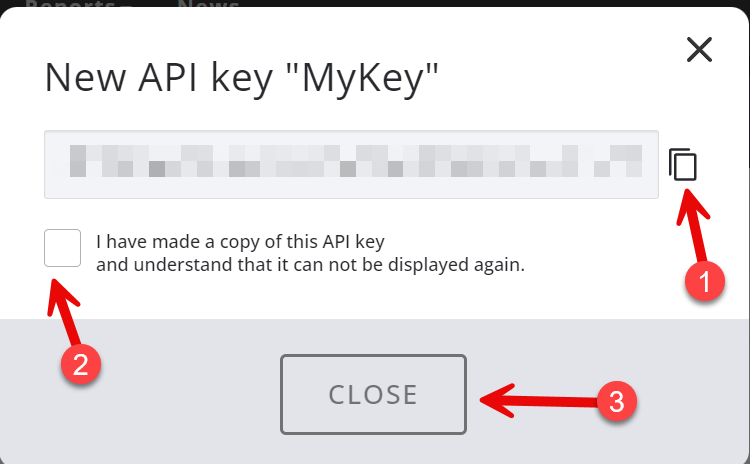 API Key revealed