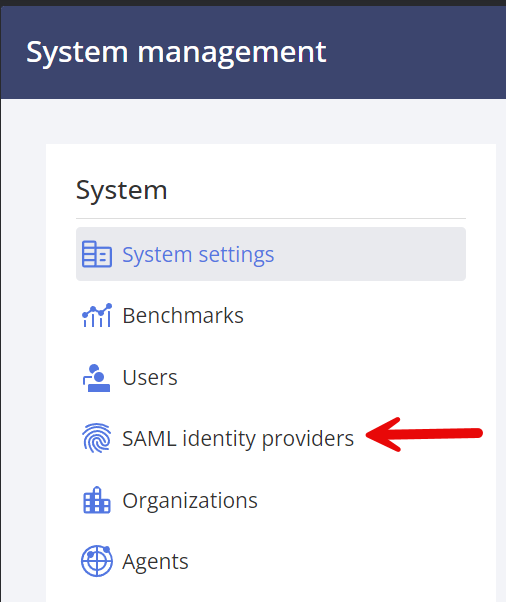 system management menu